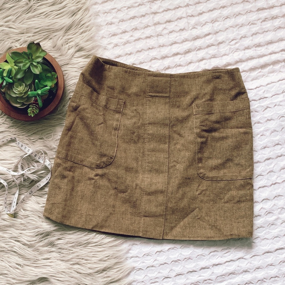 GAP Linen/Cotton Blend Mini Skirt